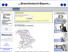 Tablet Screenshot of branchenbuch-bayern.de